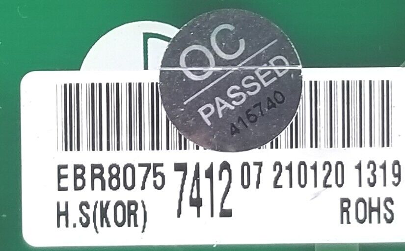 OEM LG Fridge Control EBR80757412   Warranty ⭐Free Same Day Shipping⭐