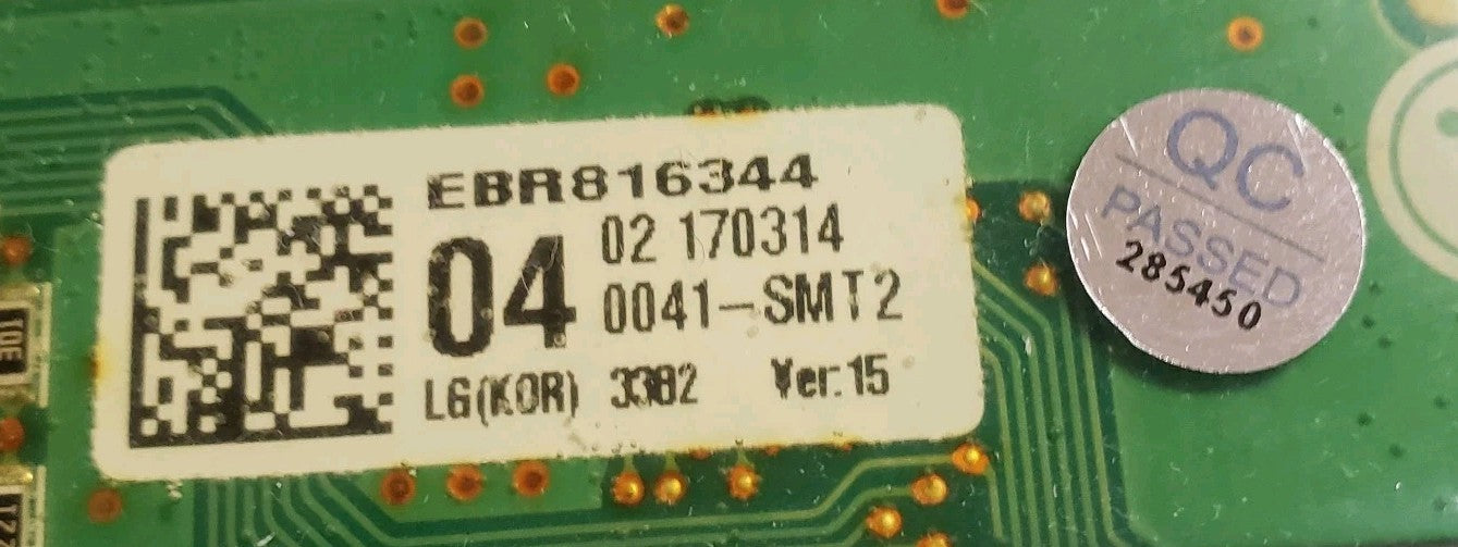 Rabon Services Group - OEM Replacement for LG Washer Control Board EBR81634404