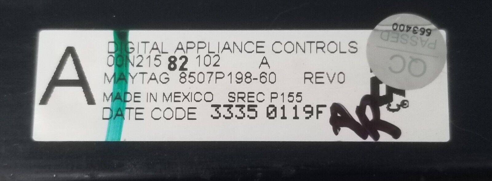 Genuine OEM Maytag Range Control 8507P198-60  Warranty *Same Day Ship