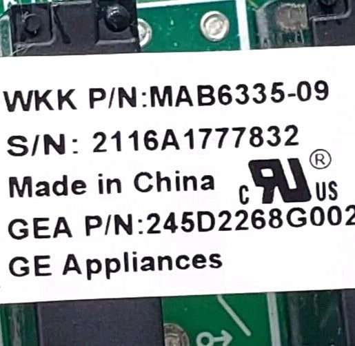 OEM GE Fridge Control Board 245D2268G002  Free Same Day Shipping