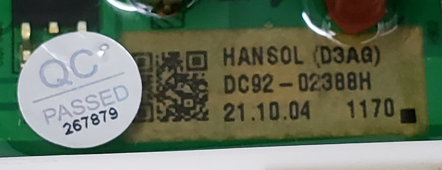 Rabon Services Group - OEM Replacement for Samsung Washer Control DC92-02388H   &