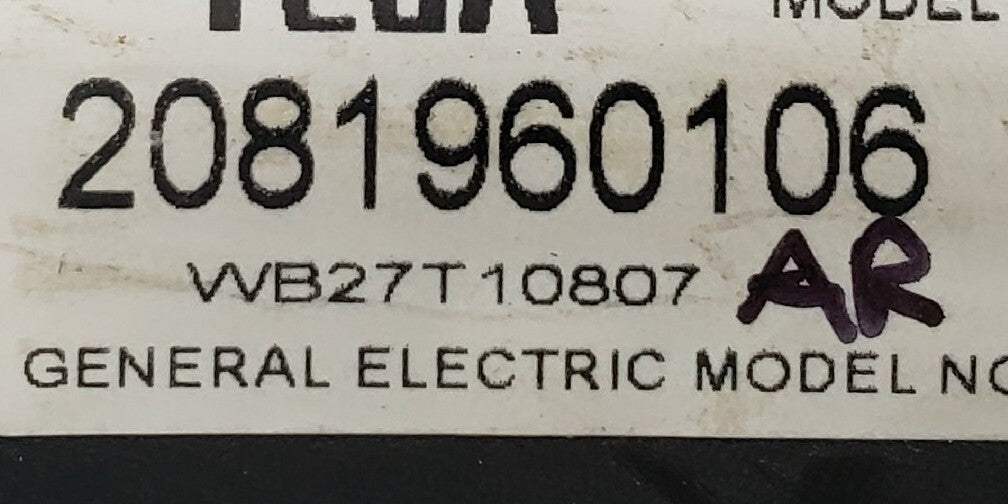 Rabon Services Group - Replacement for GE Range Control WB27T10807 WB27T10616   *