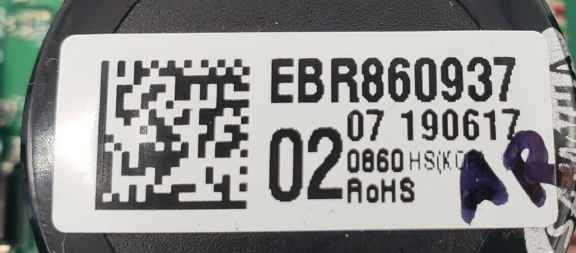 Genuine OEM LG Refrigerator Control EBR86093702  *Same Day Ship