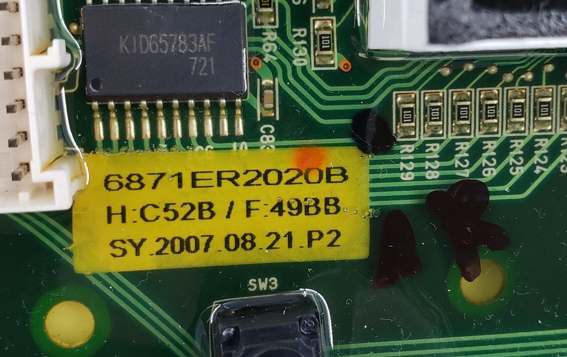 Rabon Services Group - OEM Replacement for LG Washer User Interface Control 6871ER2020B