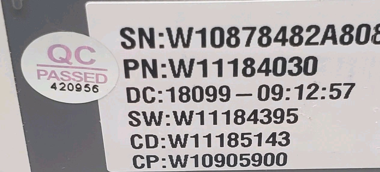 Rabon Services Group - OEM Replacement for Whirlpool Washer Control W11184030