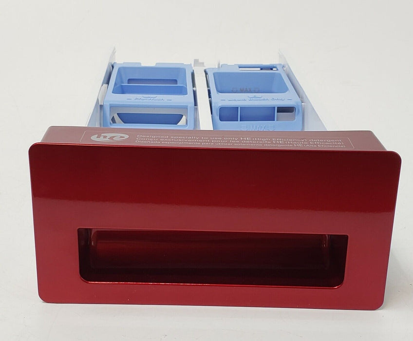 New Genuine OEM LG Washer Red Dispenser Drawer AGL77376804