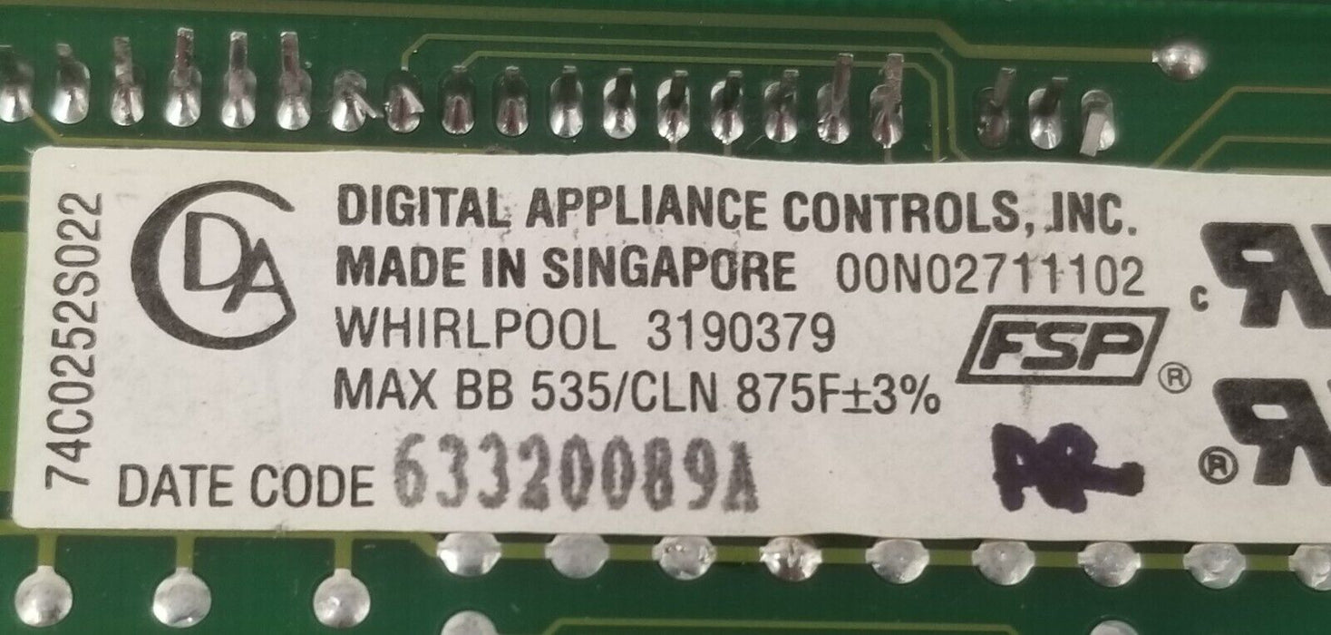 OEM Whirlpool Oven Control 3190379  ⭐Free Same Day Shipping⭐