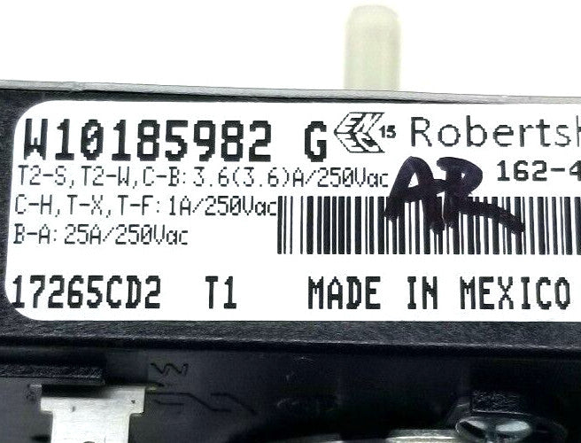 Rabon Services Group - Replacement for Whirlpool Dryer Timer W10185982G W10185982   ⭐️ SameDay⭐️