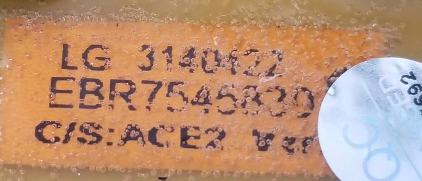 Rabon Services Group - OEM Replacement for LG Washer Control Board EBR75857906/EBR75458306   *