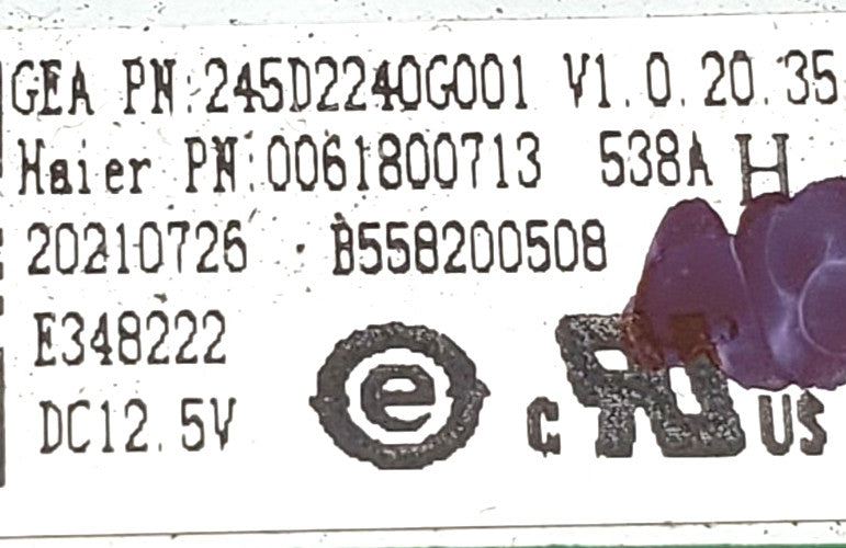 Rabon Services Group - Replacement for GE Refrigerator Control 245D2240G001 ⭐ ⭐