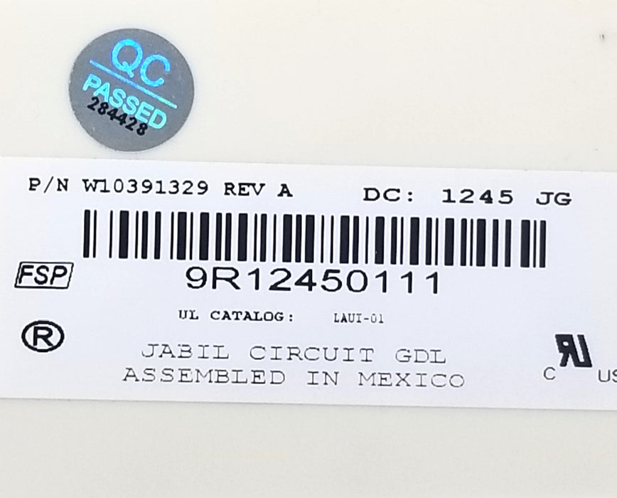 Rabon Services Group - OEM Replacement for Whirlpool Dryer Display Control  W10391329