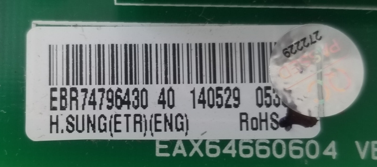 Rabon Services Group - Genuine OEM Replacement for LG Refrigerator Control EBR74796430  *