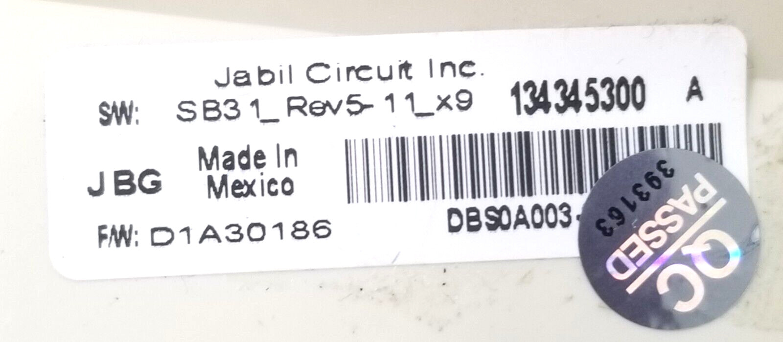 Rabon Services Group - Genuine OEM Replacement for Frigidaire Dryer Control Board 134345300