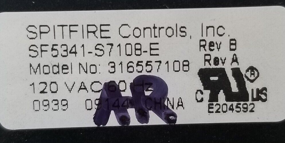 Genuine OEM Frigidaire Oven Control 316557108   *Same Day Ship