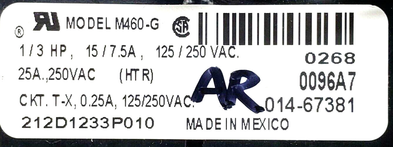 Rabon Services Group - Replacement for GE Dryer Timer WE4M532 212D1233P010   ⭐ ⭐