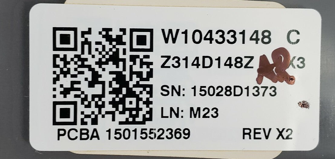Rabon Services Group - OEM Replacement for Whirlpool Dryer Control Panel W10433148  *