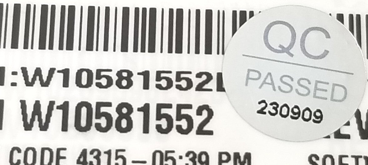 Rabon Services Group - OEM Replacement for Whirlpool Washer Control W10581552   ⭐  ⭐