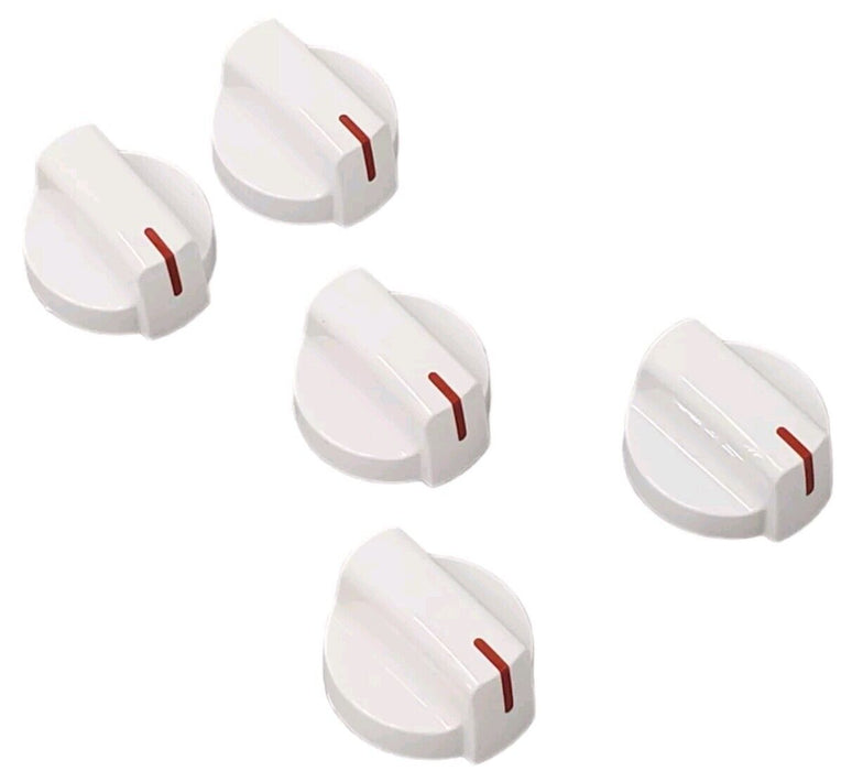 New Frigidaire Oven White Control Knobs (5x) - A067501  ⭐Free Same Day Shipping⭐