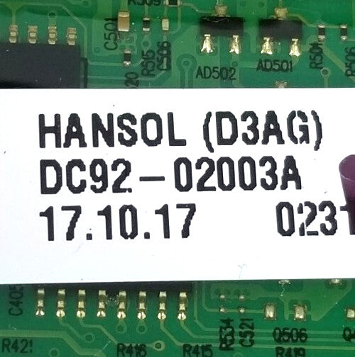 Rabon Services Group - OEM Replacement for Samsung Washer Control DC92-02003A DC92-02002A