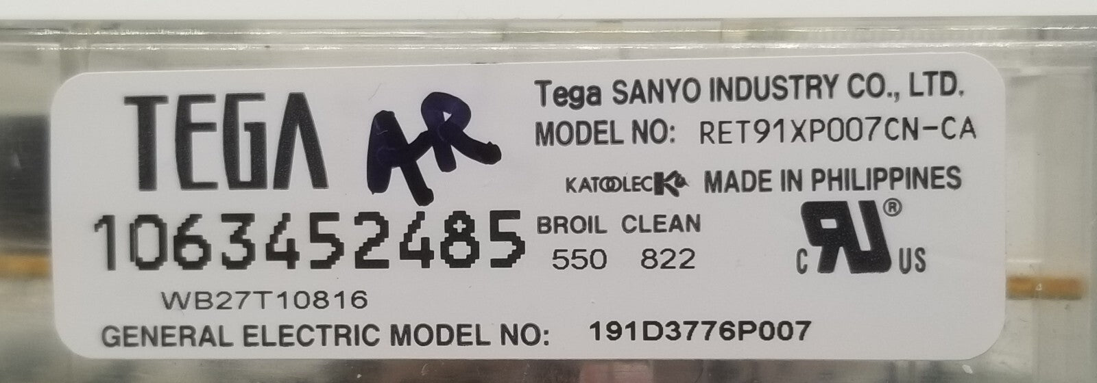 Rabon Services Group - Genuine OEM Replacement for GE Range Control Board WB27T10816   **