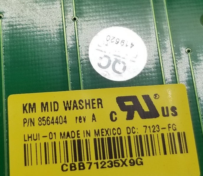 Rabon Services Group - OEM Replacement for Whirlpool Washer Interface 8564404