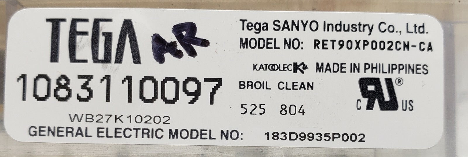 Rabon Services Group - Genuine OEM Replacement for GE Oven Control Board 183D9935P002   *