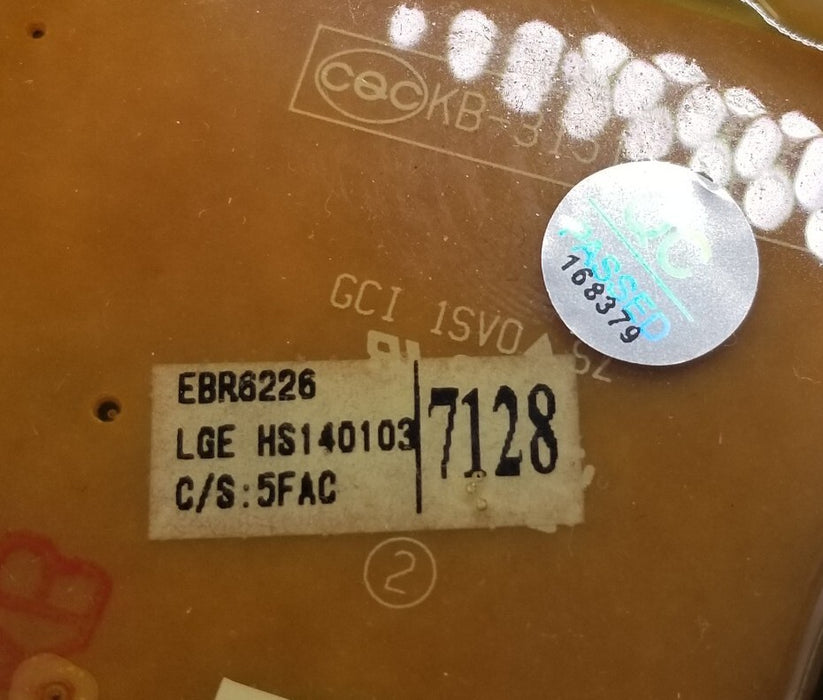 Rabon Services Group - OEM Replacement for LG Washer Display Control EBR62267128