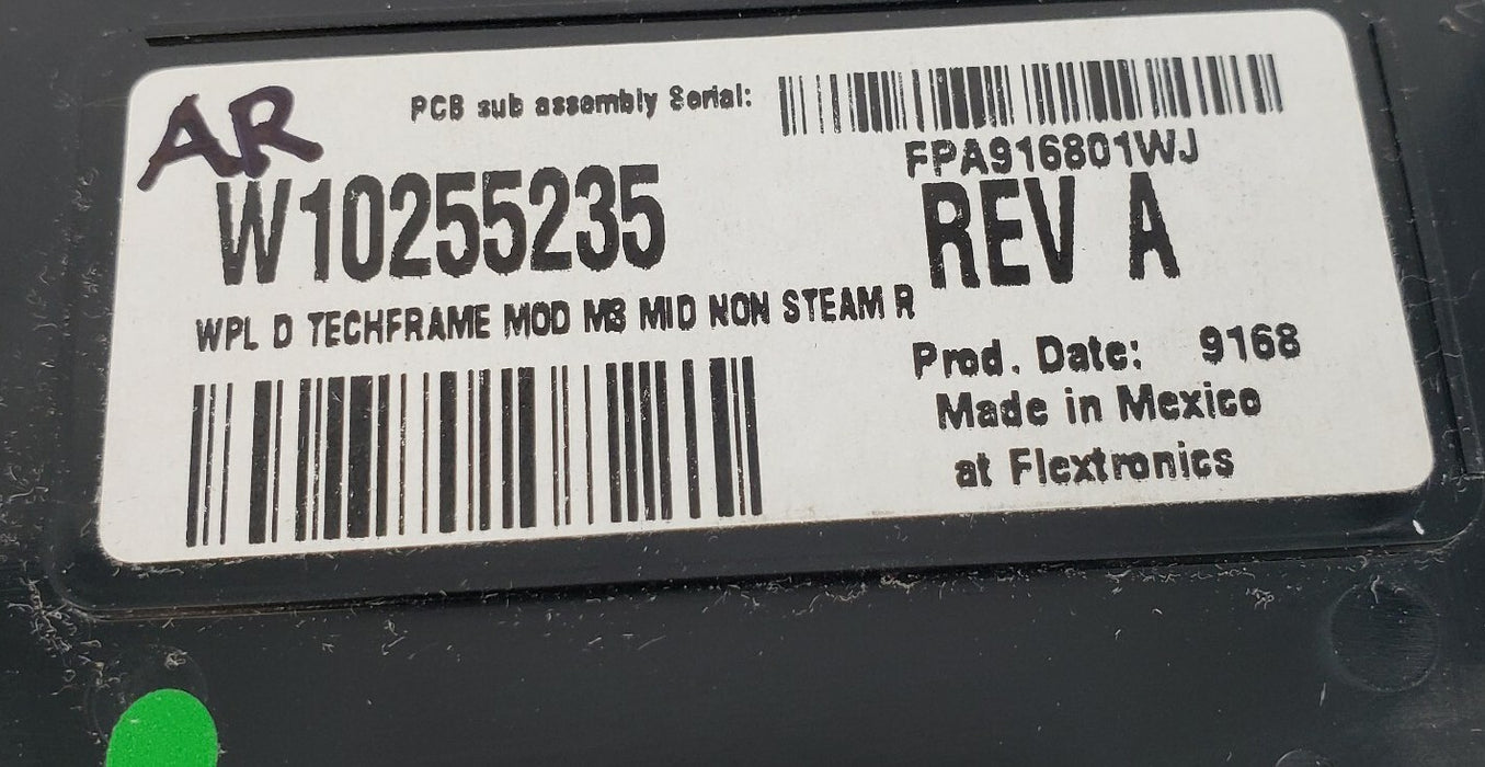 Rabon Services Group - OEM Replacement for Whirlpool Dryer Display Control W10255235   *