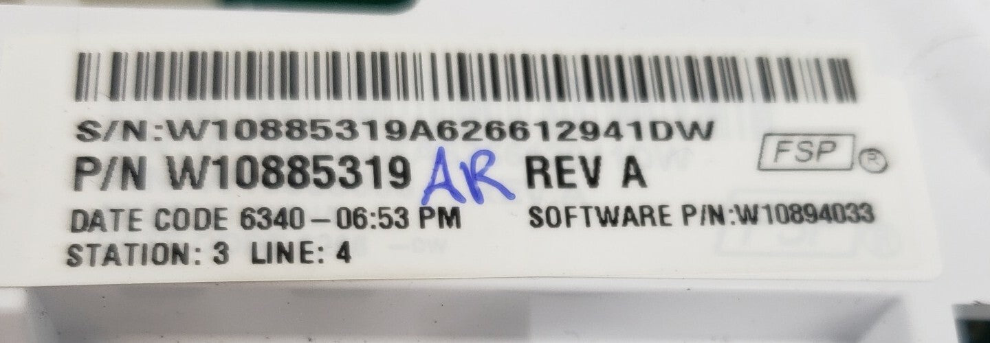 Rabon Services Group - OEM Replacement for Whirlpool Washer Control W10885319  ⭐ ⭐