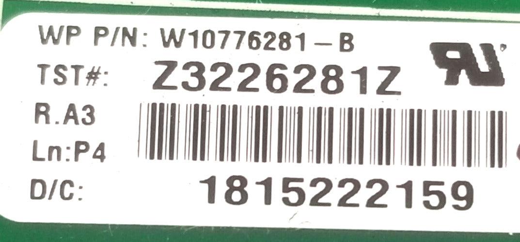 OEM Whirlpool Range Control W10776281  ⭐Free Same Day Ship⭐