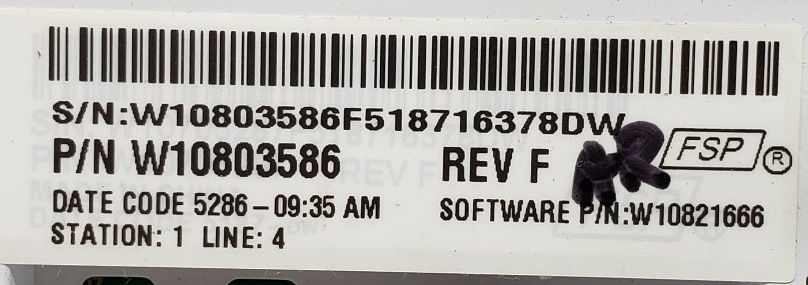 Rabon Services Group - OEM Replacement for Whirlpool Washer Control W10803586  ⭐ ⭐