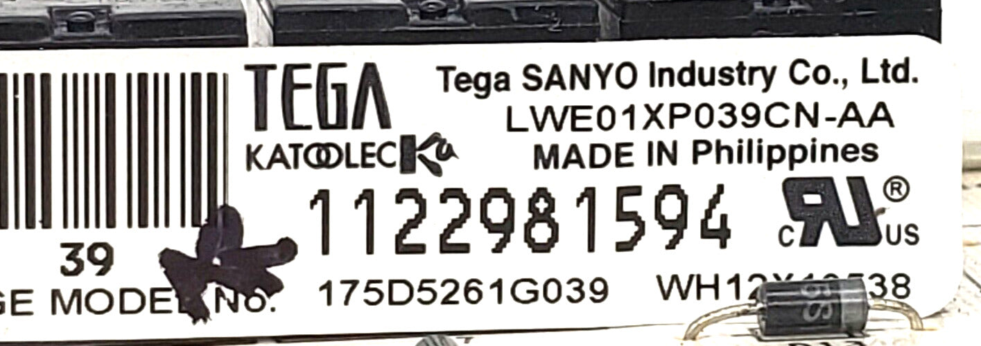 OEM GE Washer Control 175D5261G039   ⭐Free Same Day Shipping⭐