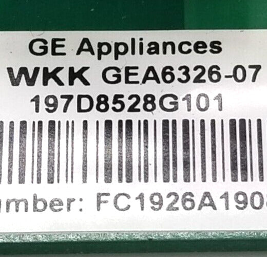 OEM GE Fridge Control 197D8528G101     *Free Same Day Shipping*