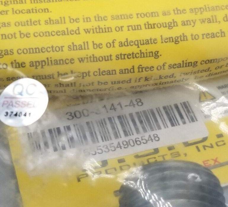 Rabon Services Group - Dormont 30-3141-48B 48 Gas Range Flex Line 300-3141-48  *  *