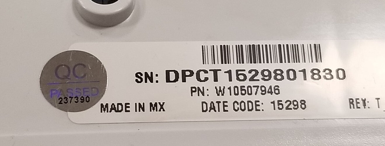 Rabon Services Group - OEM Replacement for Whirlpool Dryer Control Panel W10507946