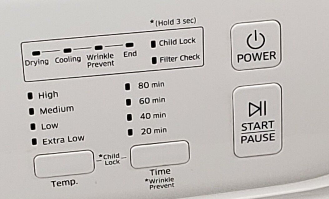 OEM Samsung Dryer Control Panel DC92-01736A   *Same Day Ship