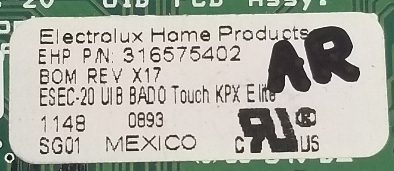 Rabon Services Group - Genuine OEM Replacement for Frigidaire Range Control 316575402   *