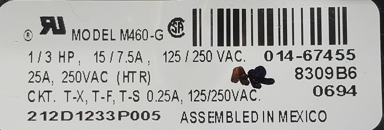 Rabon Services Group - Genuine OEM Replacement for GE Dryer Timer 212D1233P005   ⭐ ⭐