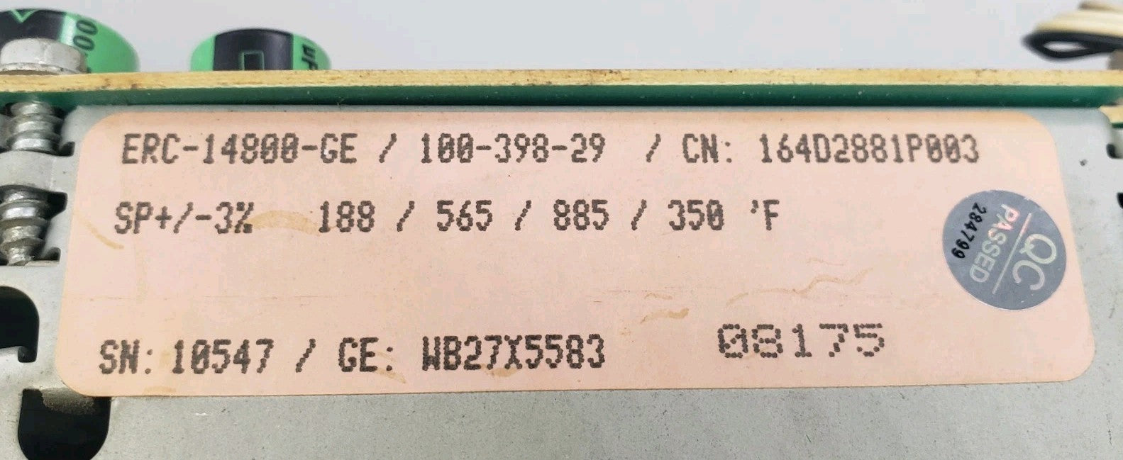 Rabon Services Group - Genuine OEM Replacement for GE Oven Control Board WB27X5583
