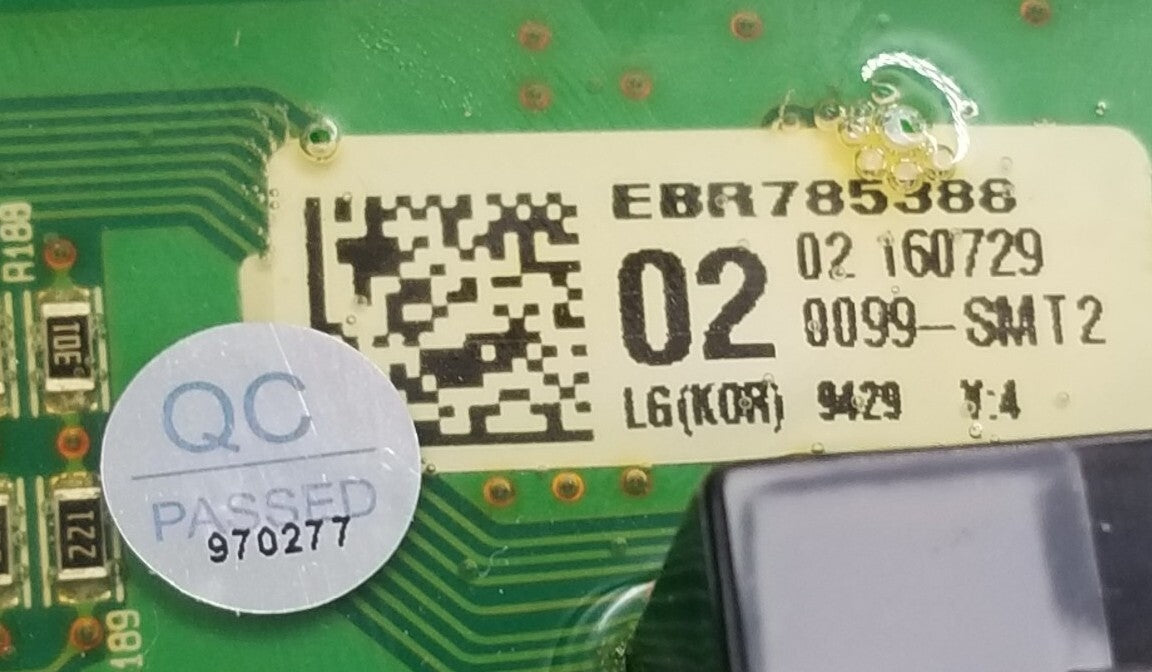 Rabon Services Group - OEM Replacement for LG Washer Control EBR78538602  EBR79203401