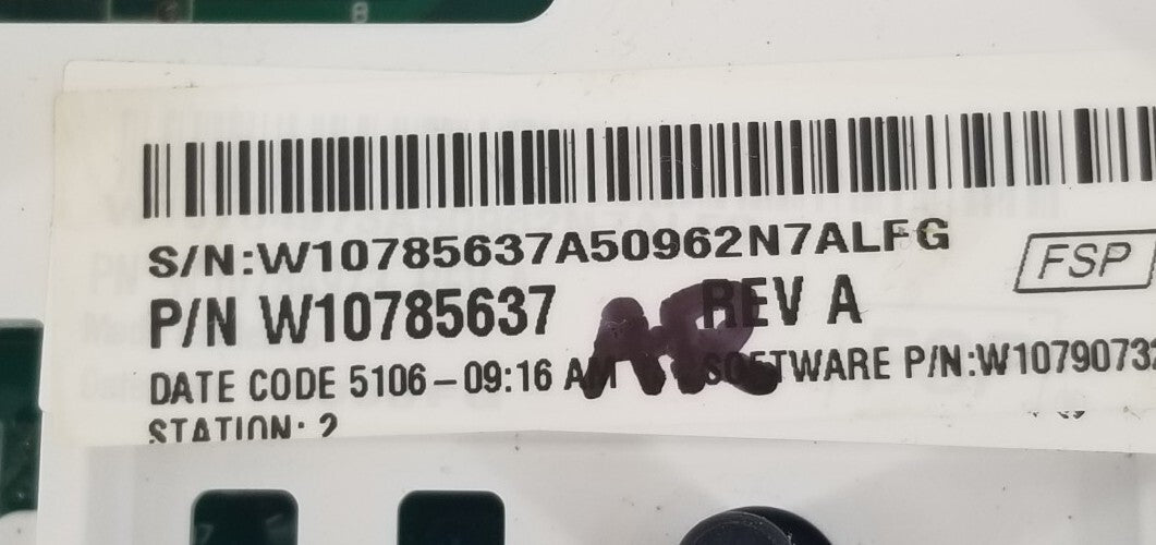 Rabon Services Group - Genuine OEM Replacement for Kenmore Washer Control W10785637  *