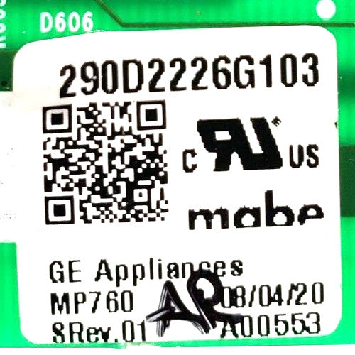 Rabon Services Group - Genuine OEM Replacement for GE Washer Control 290D2226G103 WH22X29556 ⭐️  ⭐️