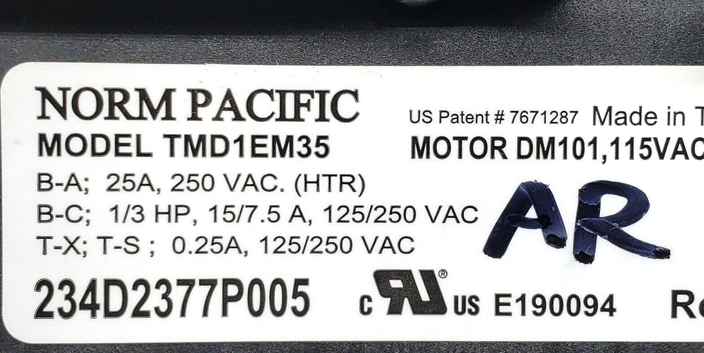 OEM GE Dryer Timer 234D2377P005 WE04X25280   ⭐️Free SameDay Ship⭐️