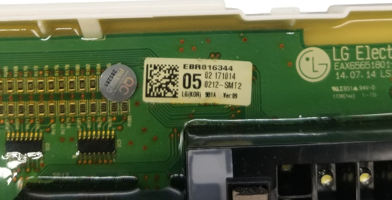 Rabon Services Group - OEM Replacement for LG Washer Display Control PCB Assy EBR81634405