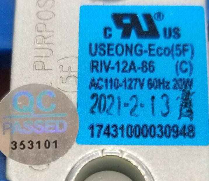 OEM Midea Fridge Water Inlet 17431000030948  Warranty ⭐Free Same Day Ship⭐