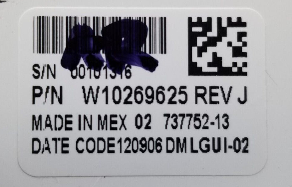 Genuine OEM Whirlpool Dryer Control W10269625   *Same Day Ship