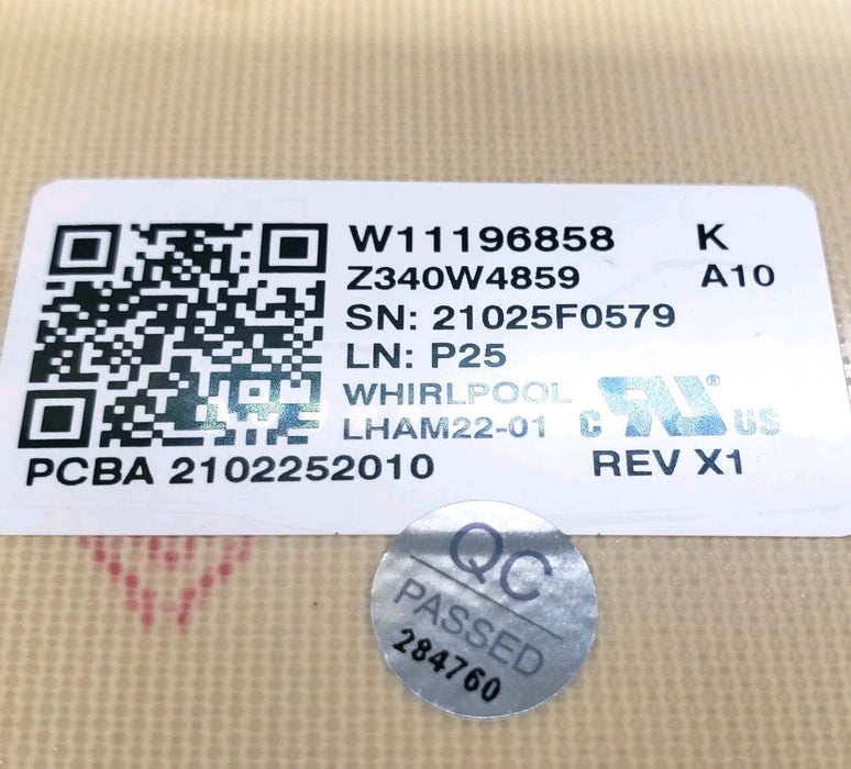 Rabon Services Group - OEM Replacement for Whirlpool Washer Control W11196858