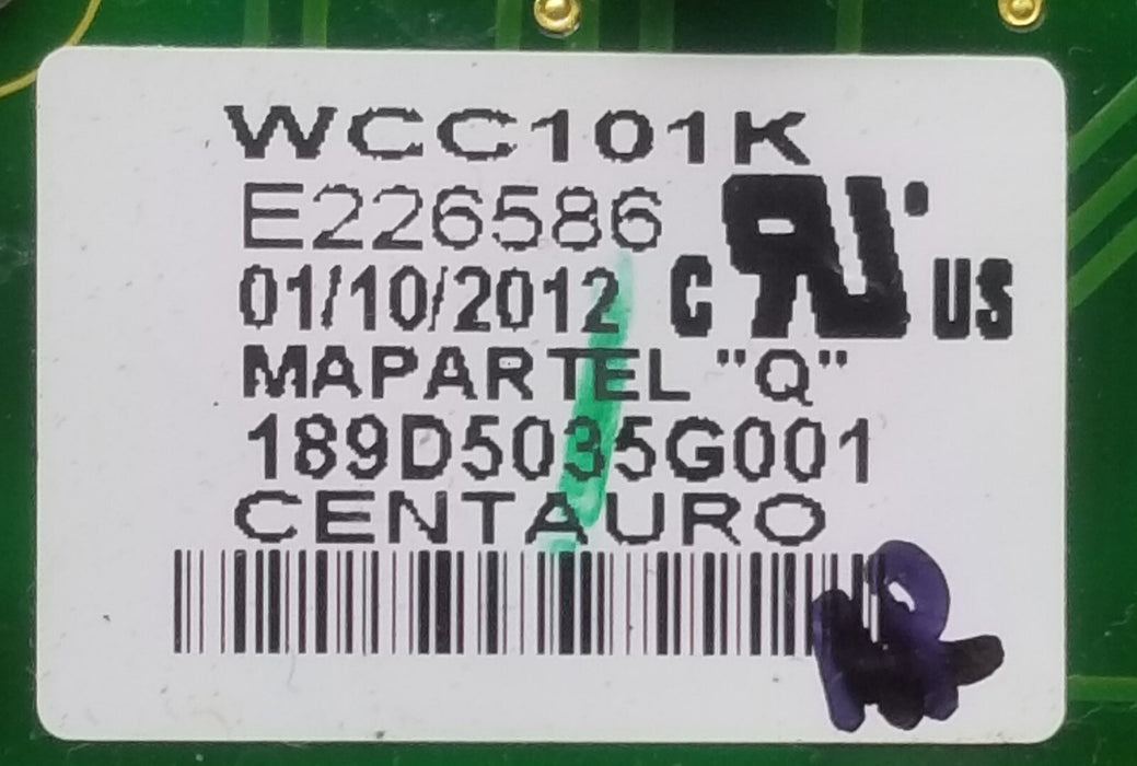 Rabon Services Group - Genuine OEM Replacement for GE Washer Control 189D5035G001  *