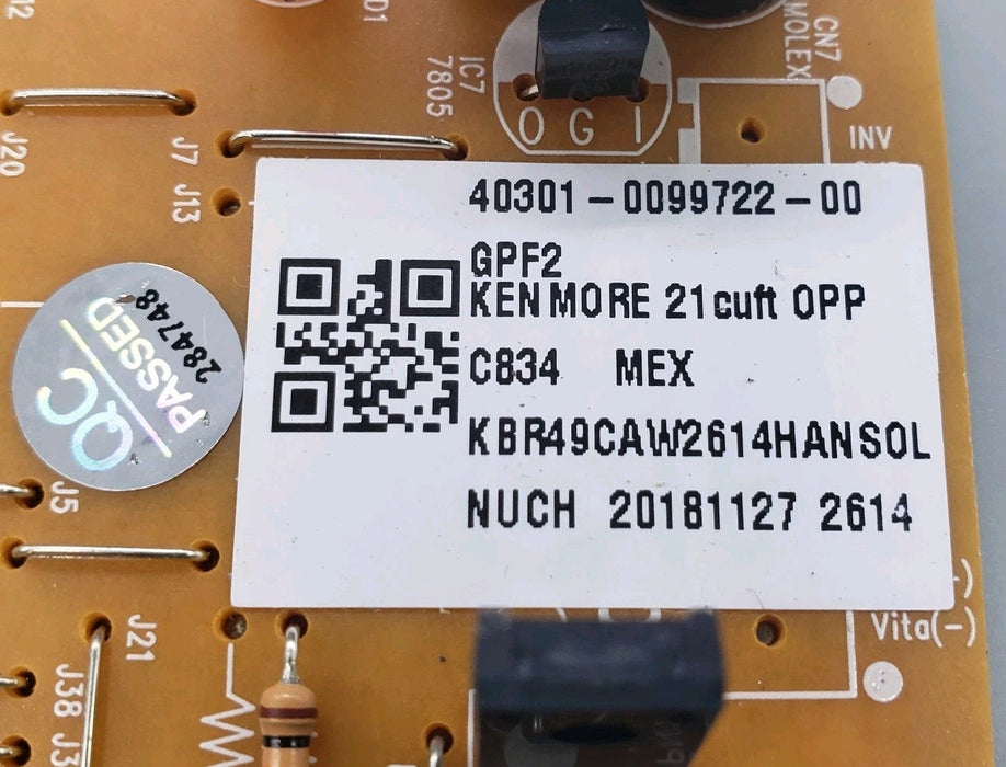 Rabon Services Group - OEM Replacement for Kenmore Fridge Control 40301-0099722