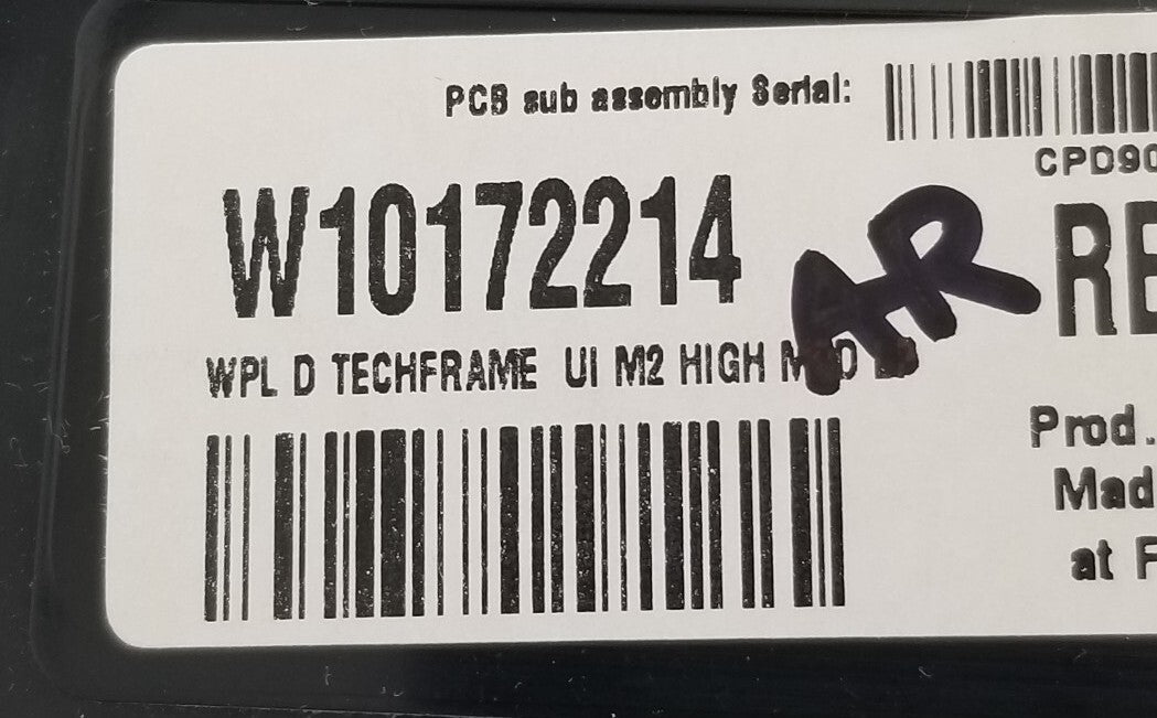 Rabon Services Group - OEM Replacement for Whirlpool Dryer Control W10172214    ⭐  ⭐